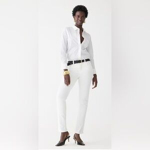 J.Crew NWOT Petite 10” Vintage Slim Straight Leg Jean in White Wash